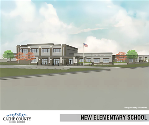 Rendering of Hyde Park's elementary school