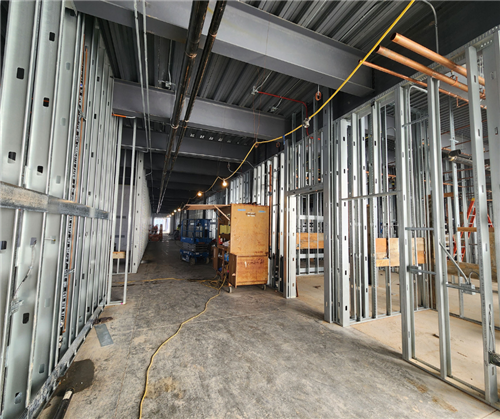 Interior view of Hyde Park's middle school